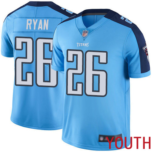 Tennessee Titans Limited Light Blue Youth Logan Ryan Jersey NFL Football #26 Rush Vapor Untouchable